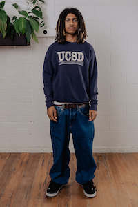 College Sweatshirt: Vintage UCSD Crewneck M