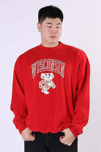 Mens: Vintage university of Wisconsin Crewneck XXL