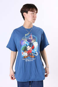 Mens: Vintage Mickey Mouse Disneyworld Tee L