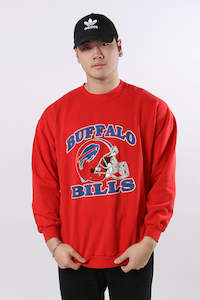 Womens: Vintage Buffalo Bills NFL Sweatshirt XL