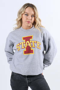 Womens: Vintage Iowa State University Crewneck M