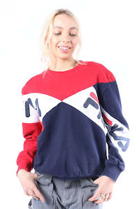 Vintage Fila Tri Tone Crewneck S