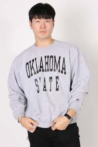 Mens Sweatshirt: Vintage Oklahoma State university Crewneck XL