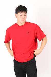 Millennial Guys: Vintage Adidas Embroidered Logo Tee XL