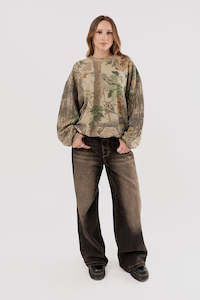 90s Graphics: Vintage Real Tree Crewneck L