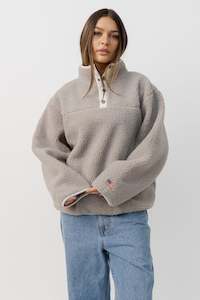 Button Up Fleece | Stormy