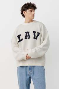 LAV Jacquard Knit | Vintage Cream