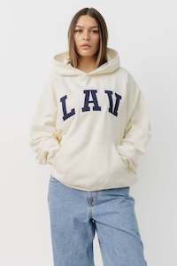 LAV Applique Hoodie | Vanilla