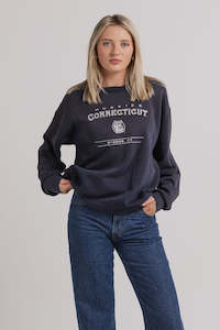 Vintage Connecticut Huskies Crewneck M