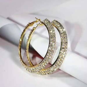 Diamond Sass Hoops