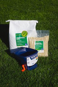 Products: Perennial Ryegrass Bundle + Hand Spreader New Lawn up to 100m2
