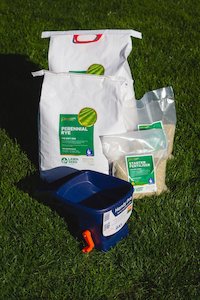Perennial Ryegrass Bundle + Hand Spreader New Lawn up to 200m2