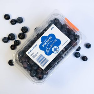 Now: Baking Blueberries / True Earth Blueberries / Delivered Fresh