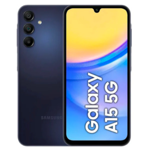 Samsung Phones: Samsung Galaxy A15 5G Smartphone Factory Unlocked Android Mobile Phone, 128GB, Blue Black