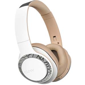 Headphones: CLEER Enduro 100 Wireless Over-Ear Headphones - Sand