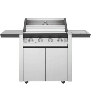 BeefEater 1600 Series Stainless Steel 4 Burner BBQ & Trolley w/ Side Burner, Ca&hellip;