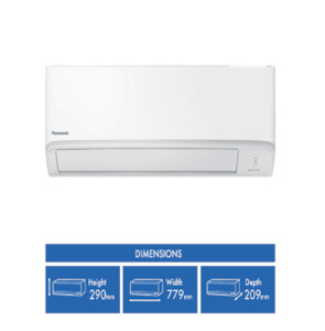 Panasonic C3.5kW H4.3kW Reverse Cycle Split System and Air Purifier