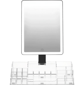 Personal Care: Homedics Radiance LED Beauty Mirror with Organiser Black