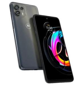 Motorola: Motorola Edge 20 Lite (128GB, 6GB) 6.7" 90Hz OLED, 108MP Triple Camera, Dual SIM (Euro 5G / Global 4G LTE) GSM Unlocked (T-Mobile, AT&T, Metro) International Model XT2139-1 (w/ 128GB SD, Graphite)