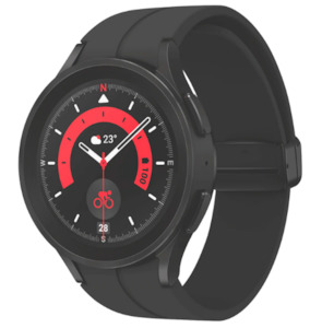 Samsung Watches: Samsung Galaxy Watch 5 Pro Black Titanium BT 45mm