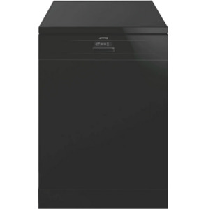 Smeg PF 60cm Freestanding Diamond Dishwasher Black