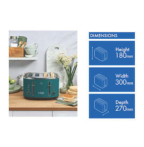 Russell Hobbs Legacy Deep Lagoon 4 Slice Toaster