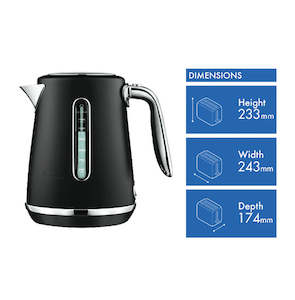Breville Toasters Kettles: Breville Luxe Black Truffle Kettle