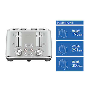 Breville Toasters Kettles: Breville the ToastSet 4 Slice - Light Grey
