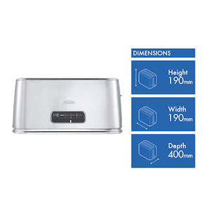 Sunbeam Toasters Kettles: Sunbeam Arise Collection Inline 4 Slice Stainless Steel Toaster