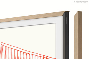 Samsung Customisable Modern Frame For 55" Frame TV, Teak