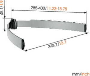 Vogels A/V Shelf to Suit Cable Channel 10