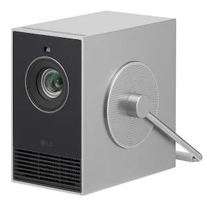 Projectors: LG CineBeam HU710PB 4K Smart Portable Laser Projector - 3840x2160 , 3-Channel RGB Laser , 500 Lumens, - Auto Screen Adjustment , Screen Share from Both Apple and Android , WebOS ,
