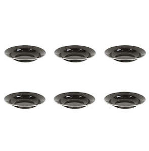 All Benchtop Cooking: 6x Wildtrak Premium Enamel Soup Plate Glassware Dining Outdoor Camping 22x22x4cm