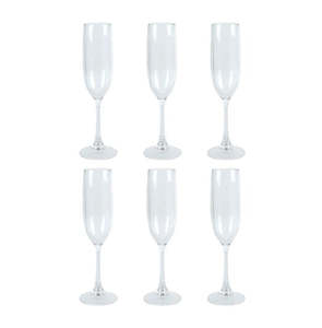 All Benchtop Cooking: 6x Wildtrak Tritan Champagne Flute 145Ml Home Tableop Kitchen Dinnerware Clear