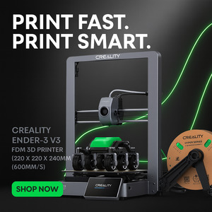 Creality Ender-3 V3 FDM 3D Printer Build Size 220 x 220 x 240 mm Max 600mm/S