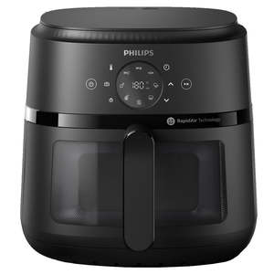 Home Appliances Small Kitchen Appliances Air Fryers: Philips 2000 Series 6.2L Air Fryer XL (Black)