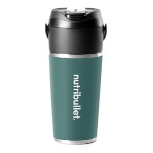 Home Appliances Small Kitchen Appliances Juicers Blenders: NutriBullet Flip Stainless Steel Portable Blender (Eucalyptus)