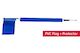 Sideline Poles - Single (Rugby) (Pole - PVC Flag - Protector)