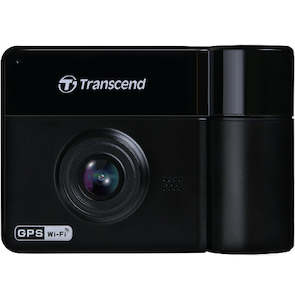 Transcend DrivePro 550 Dash Cam with Dual Lens - Built-In Wi-Fi - 2.4" Screen - &hellip;