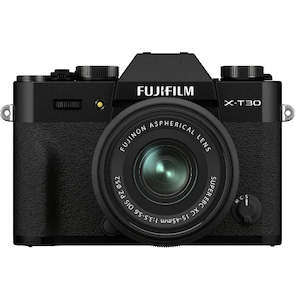 FujiFilm X-T30 II Mirrorless Camera with XC15-45mm Lens Kit - Black