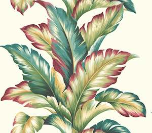 Products: Multi Colour Palm leaf Wallpaper