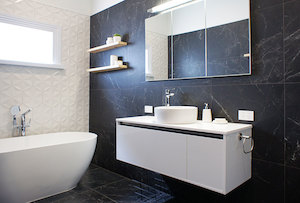Bathroom Inspiration: Marvel Noir