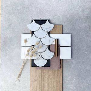 Mosaics 1: Carrara Fishscale