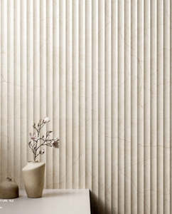 Prestige White Fluted Decor 60X120
