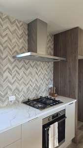 Mosaics 1: Arctic Tundra Mix Herringbone Mosaic