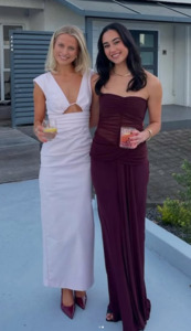 Bottomless Brunch: Bec and Bridge - Noemi Strapless Maxi in Plum