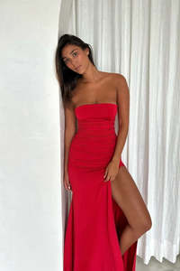 Bottomless Brunch: Mode Mila - Remi Dress in Red