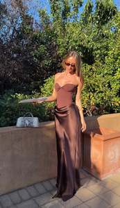 Natalie Rolt - Verity Bustier + Evelyn Skirt in Espresso