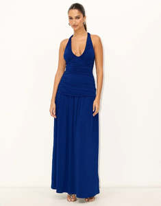Size 6 8: Dazie - Tidal Maxi Dress in Cobalt Blue