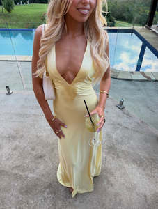 Ance Gria - Rosa Gown in Lemon